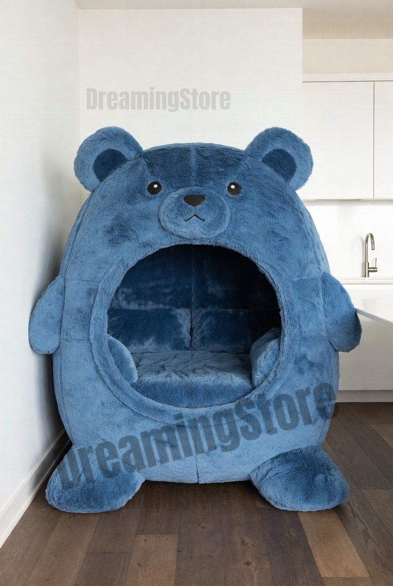 bear-shaped lounger pods