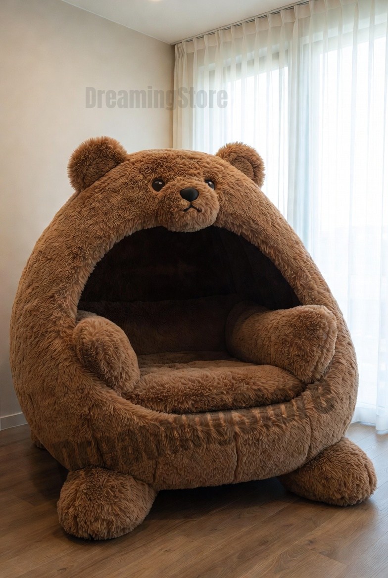 Teddy Bear Lounging Pod
