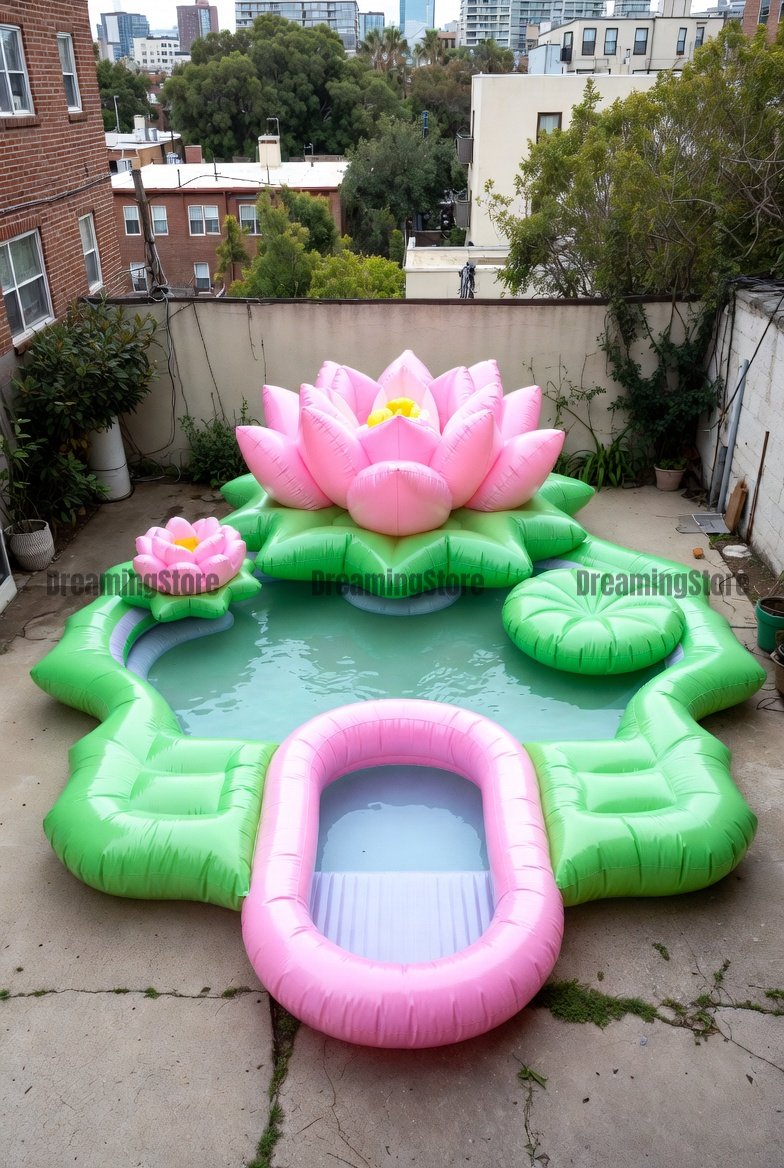 Giant Inflatable Lotus Pools