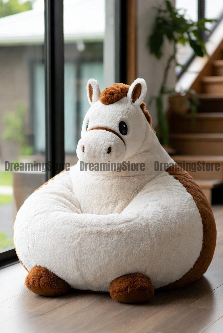 horse-shaped bean bag