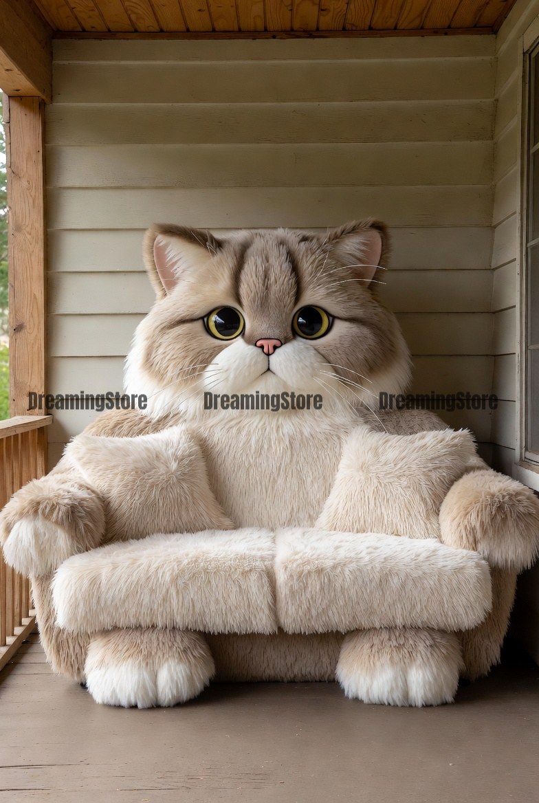 Fluffy Cat Sofa
