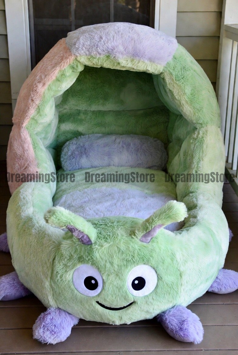 caterpillar lounger pods