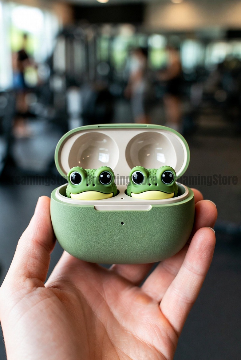 frog-shaped earbud