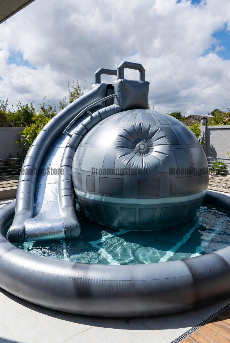 Inflatable Death Star Pools