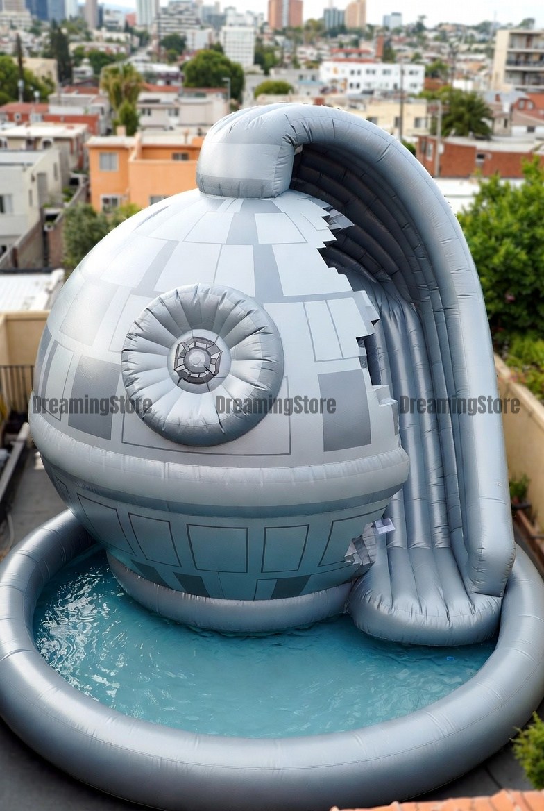 Inflatable Death Star Pools