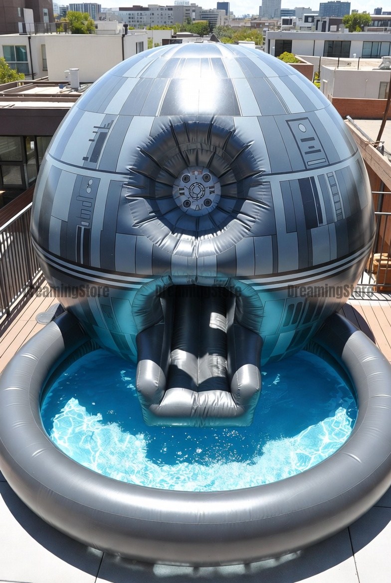 Giant Inflatable Death Star Pool