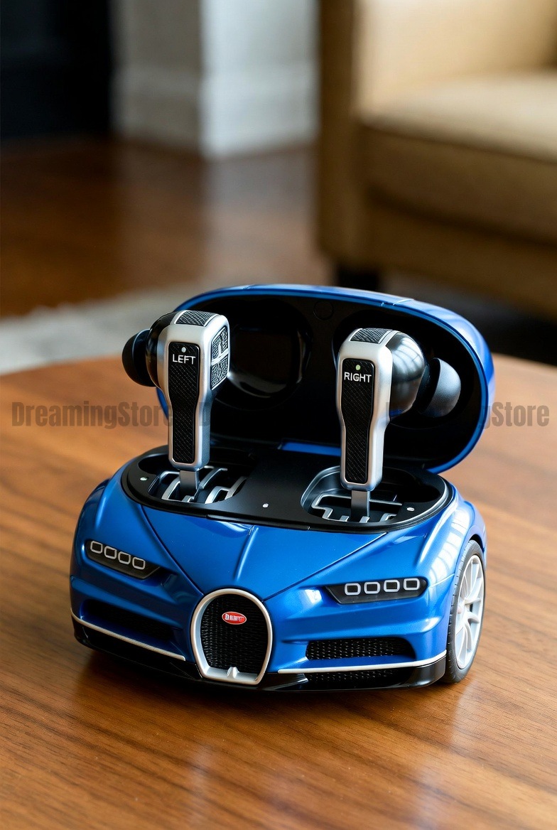 sports car gear shift earbuds
