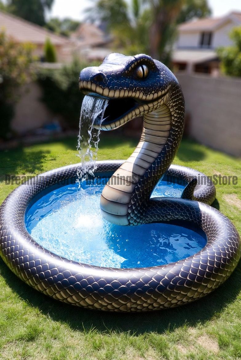 inflatable snake swimming pools
