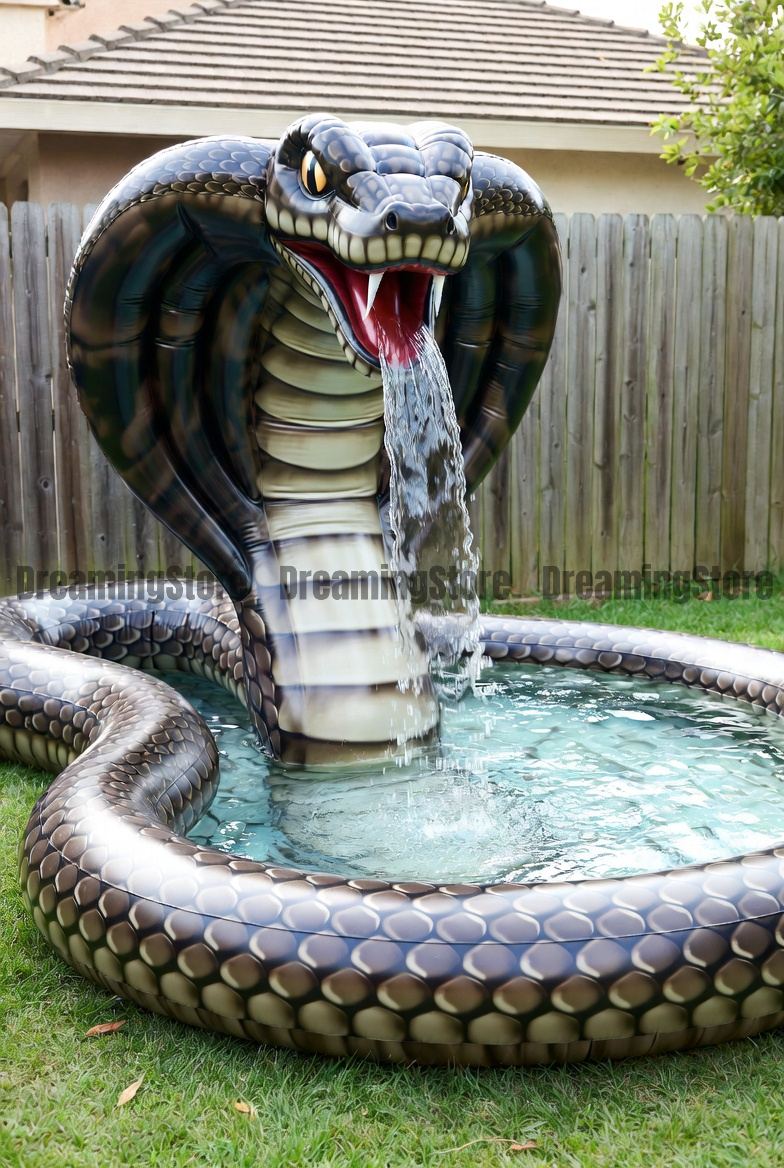Giant Inflatable Snake Pool