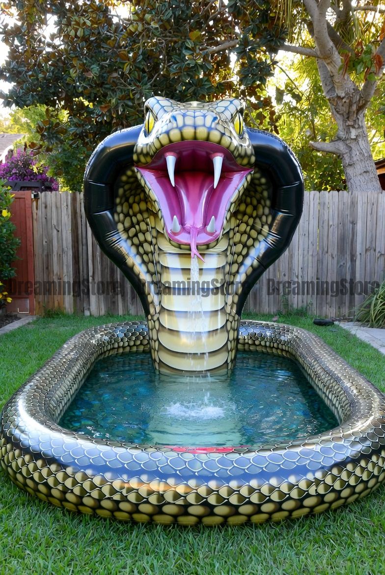 Giant Inflatable Snake Pool