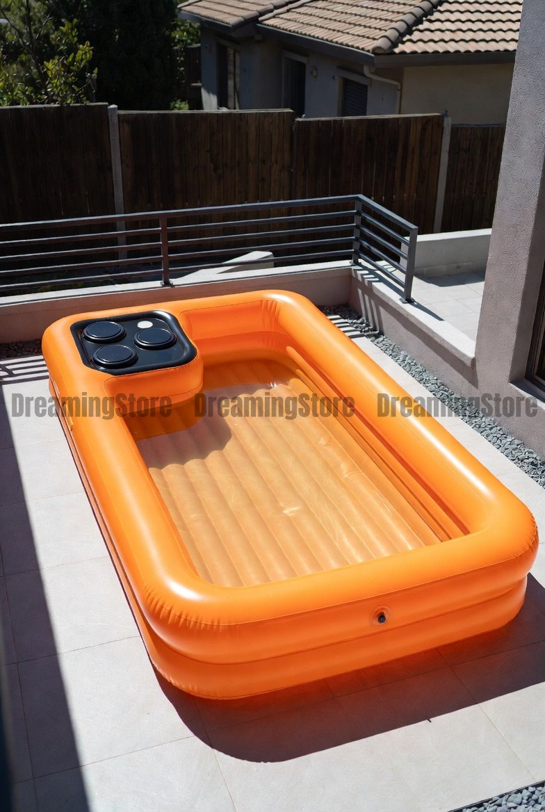 giant inflatable iPhone pool