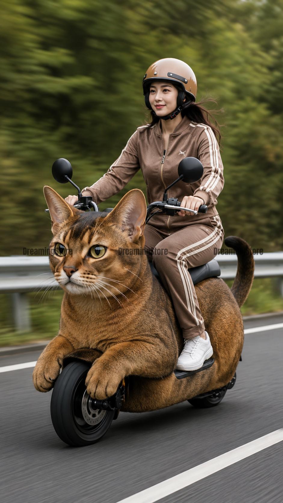 Cat-Shaped Scooter
