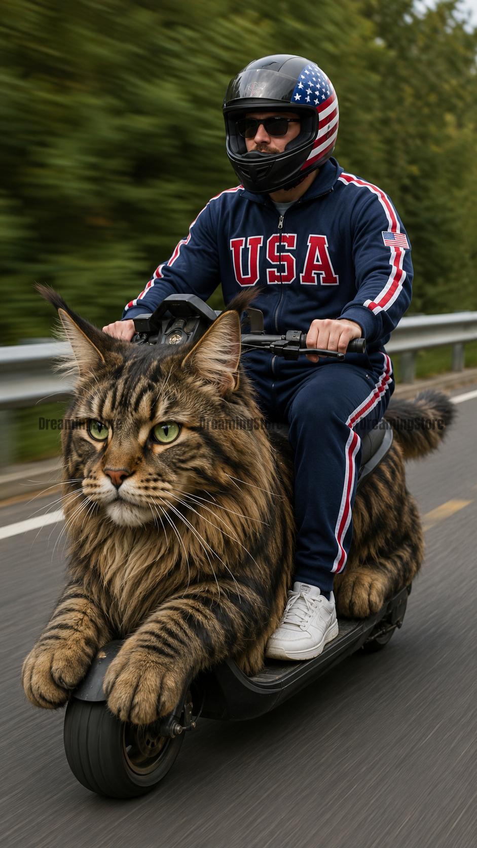 Cat-Shaped Scooter