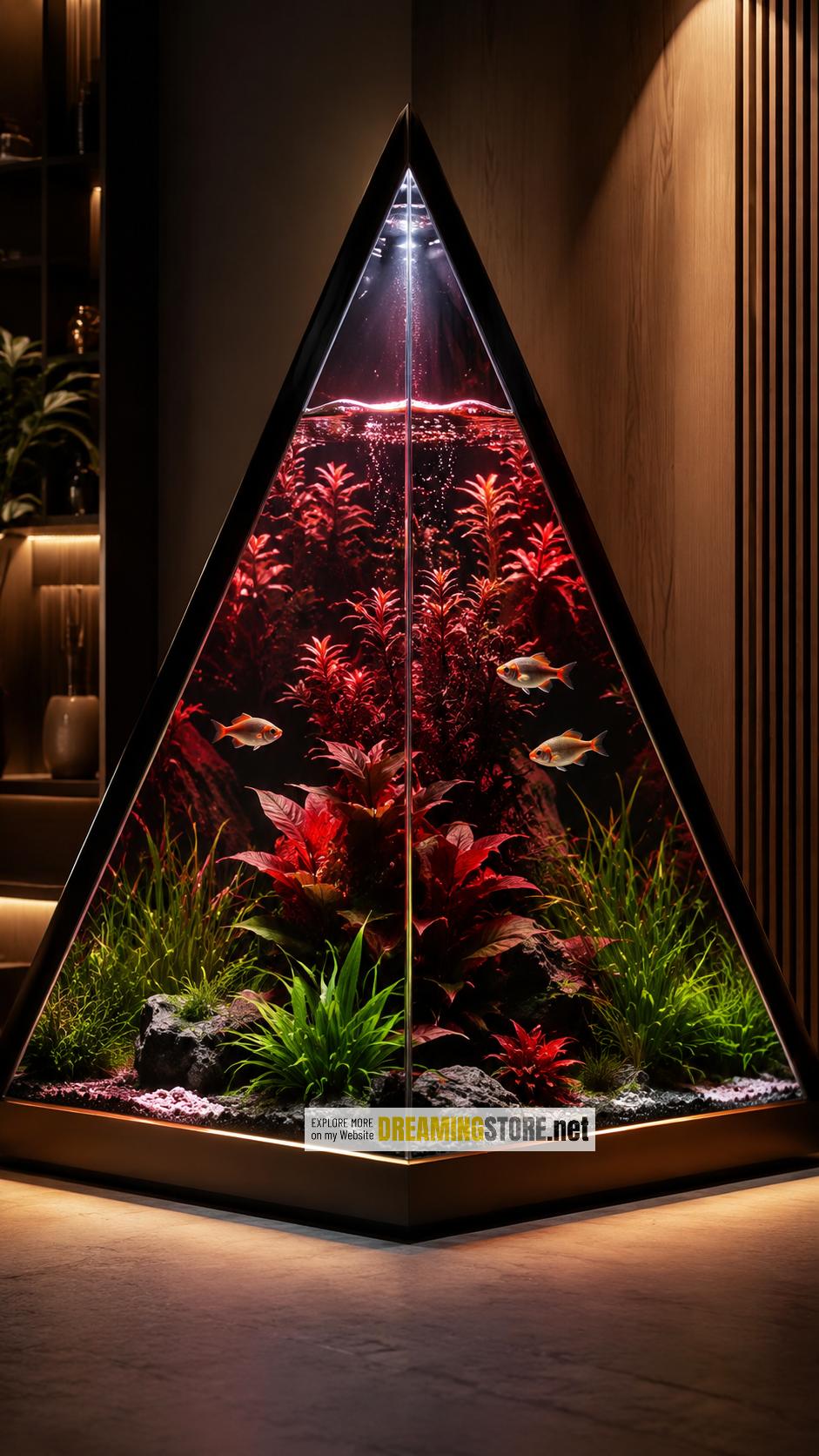 pyramid corner aquarium