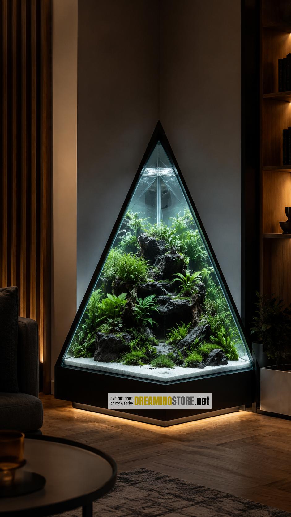Corner Pyramid Aquarium