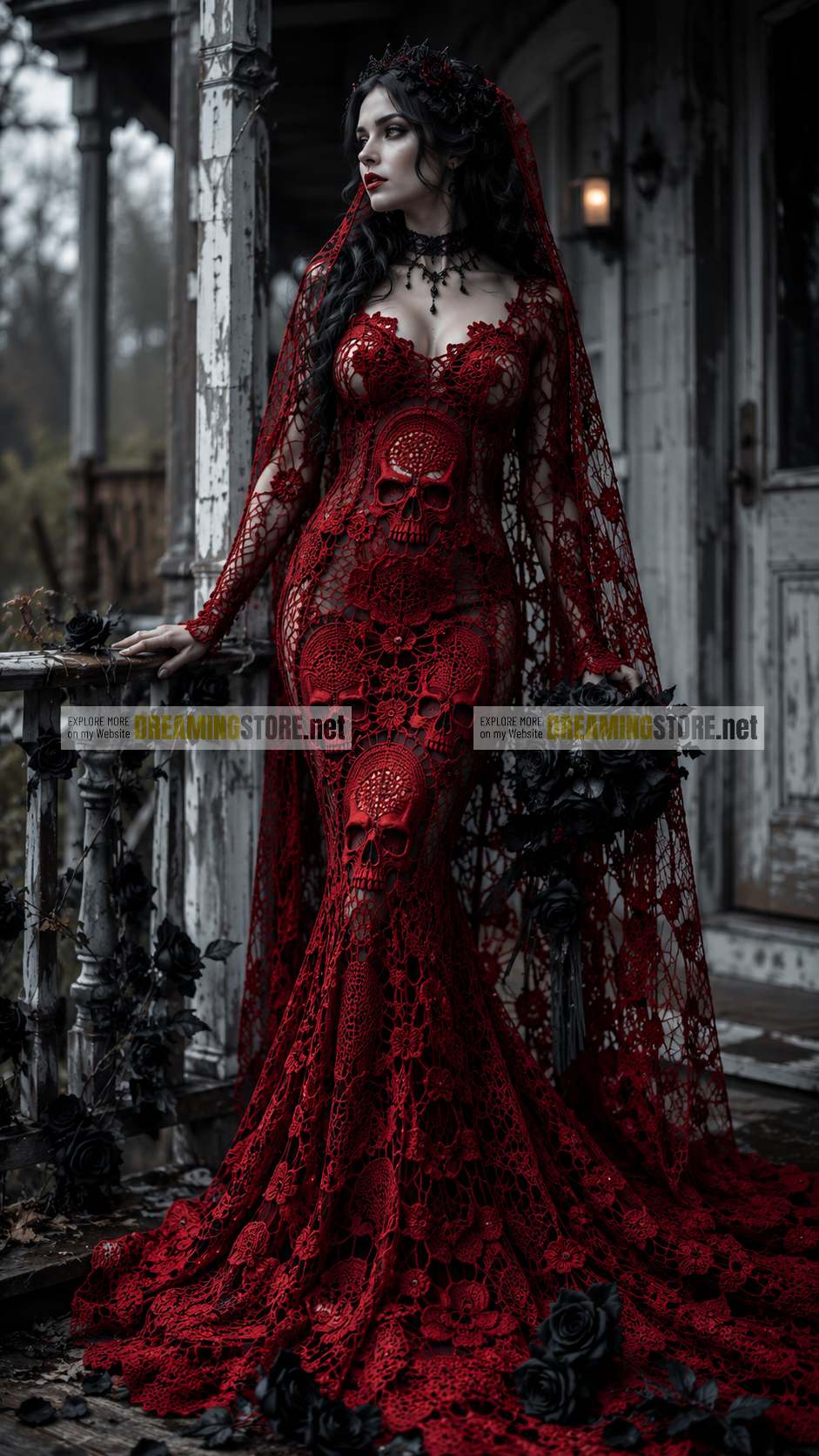 Crochet Skull Dress