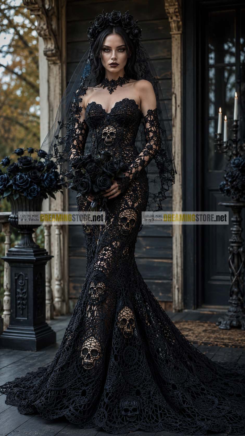 Crochet Skull Dress