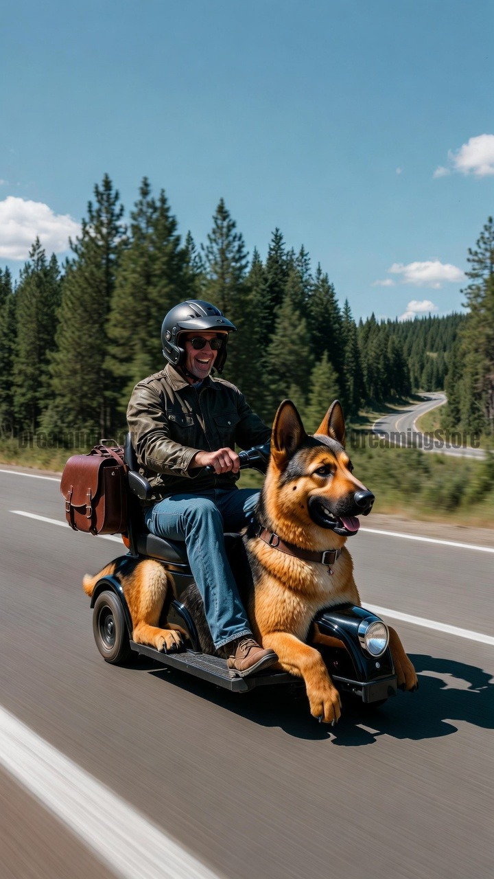dog-shaped mobility scooters