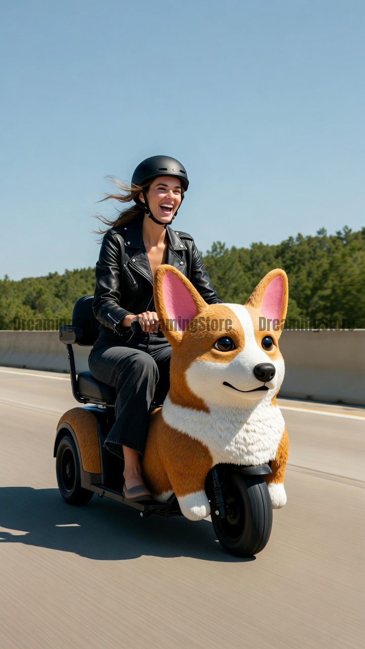 dog-shaped mobility scooters
