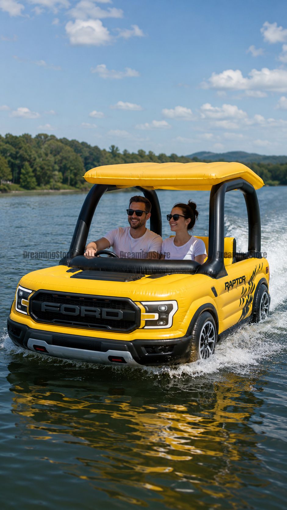 inflatable Ford Ranger lake float