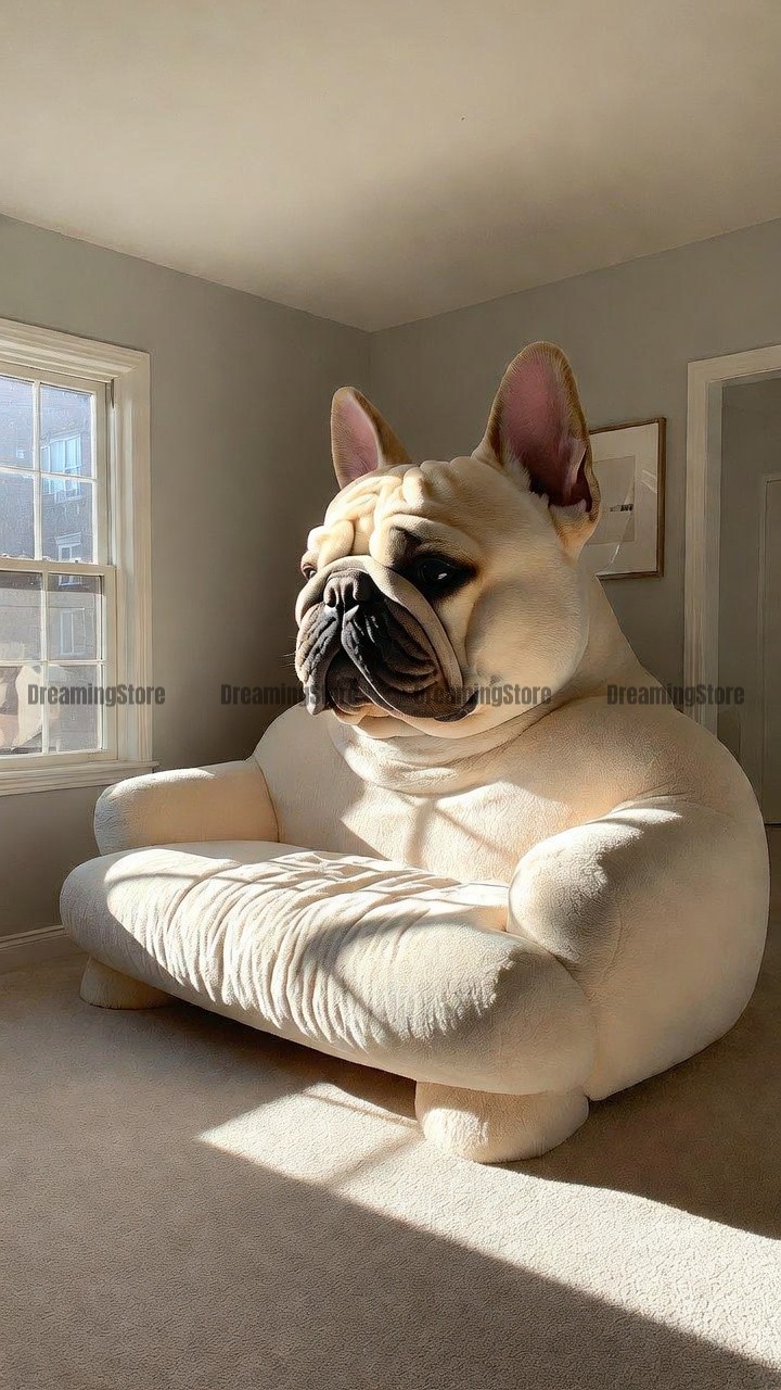 French Bulldog Sofa