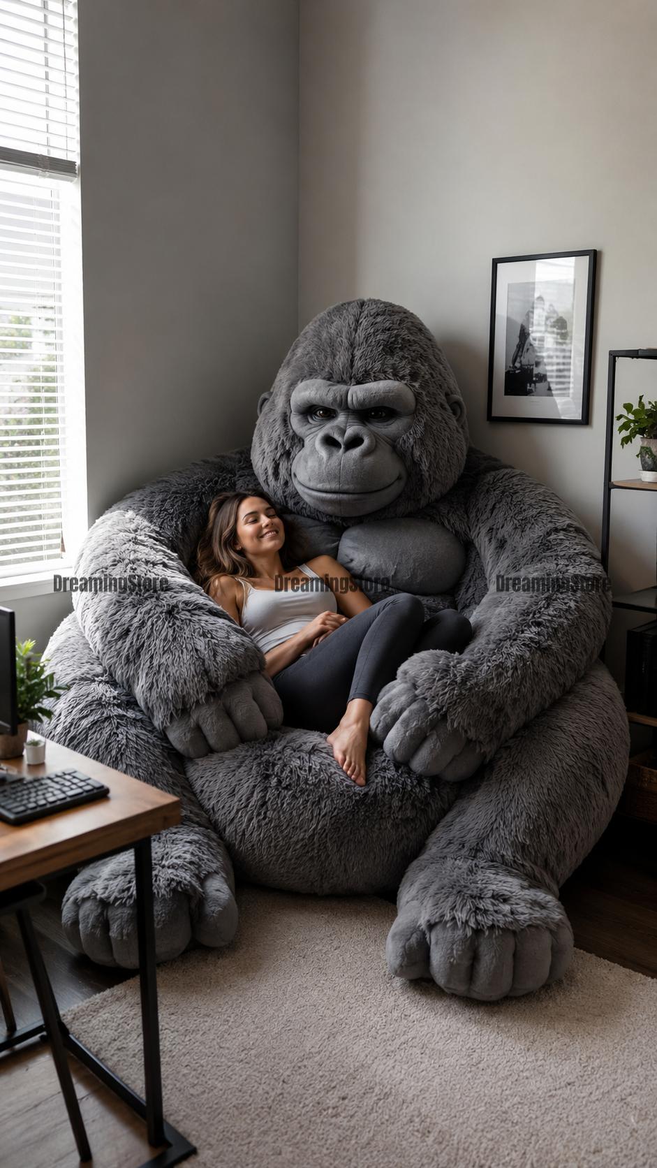 Giant Gorilla Sofa