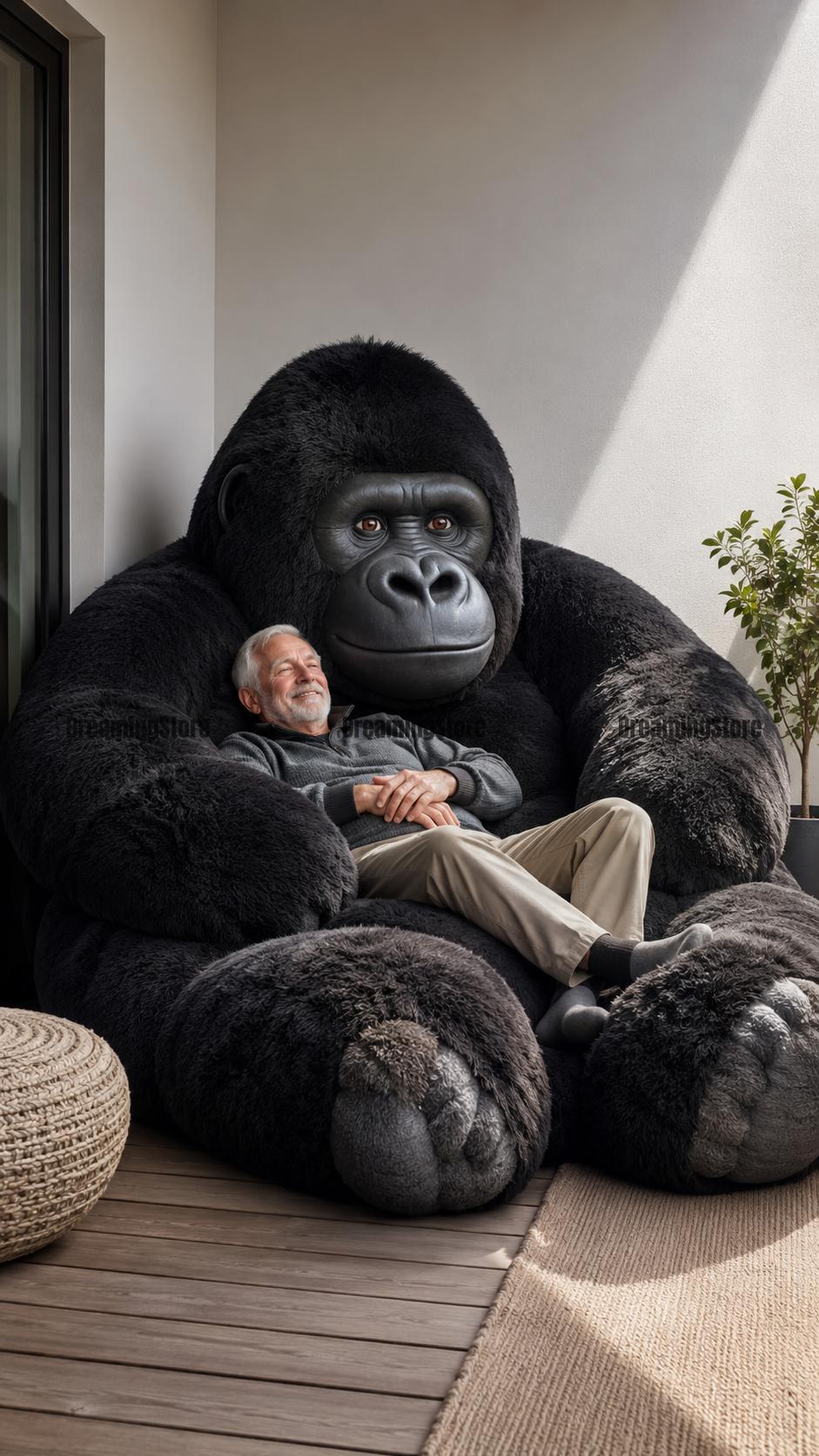 gorilla-shaped sofas