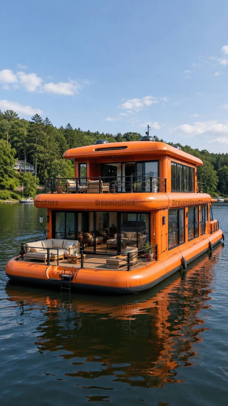 Giant Inflatable Barge Home