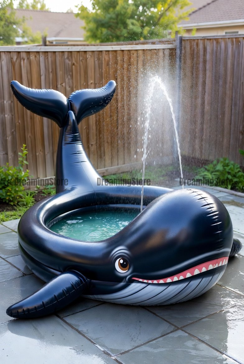 inflatable whale swimming pools