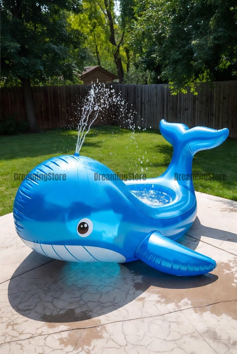 inflatable whale swimming pools