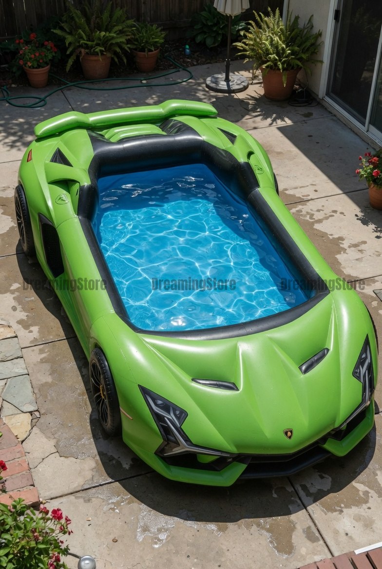 car inflatable swimming pool