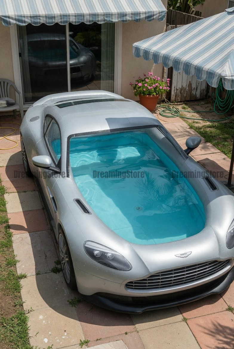 car inflatable swimming pool