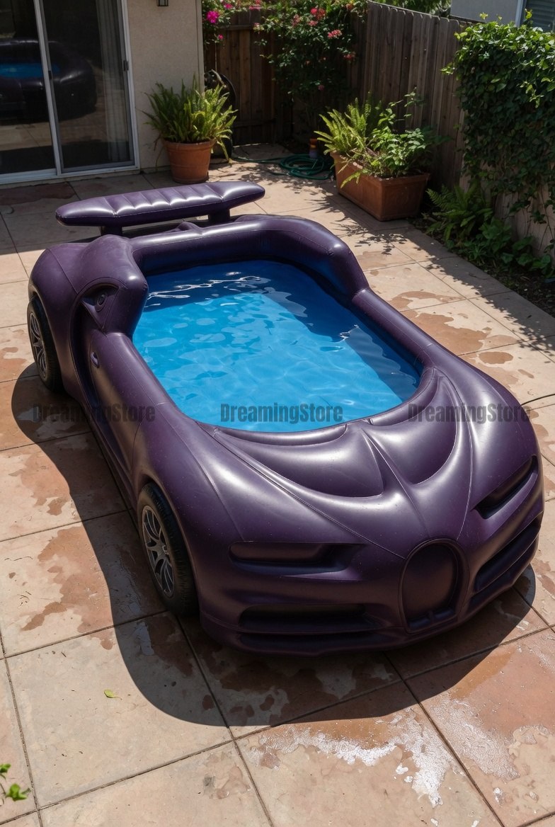 Supercar Inflatable Pools