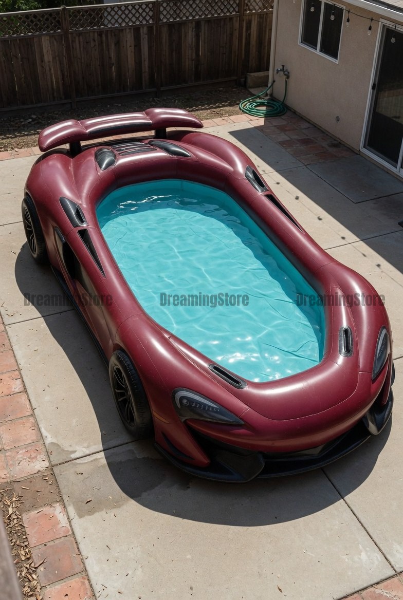 Supercar Inflatable Pools