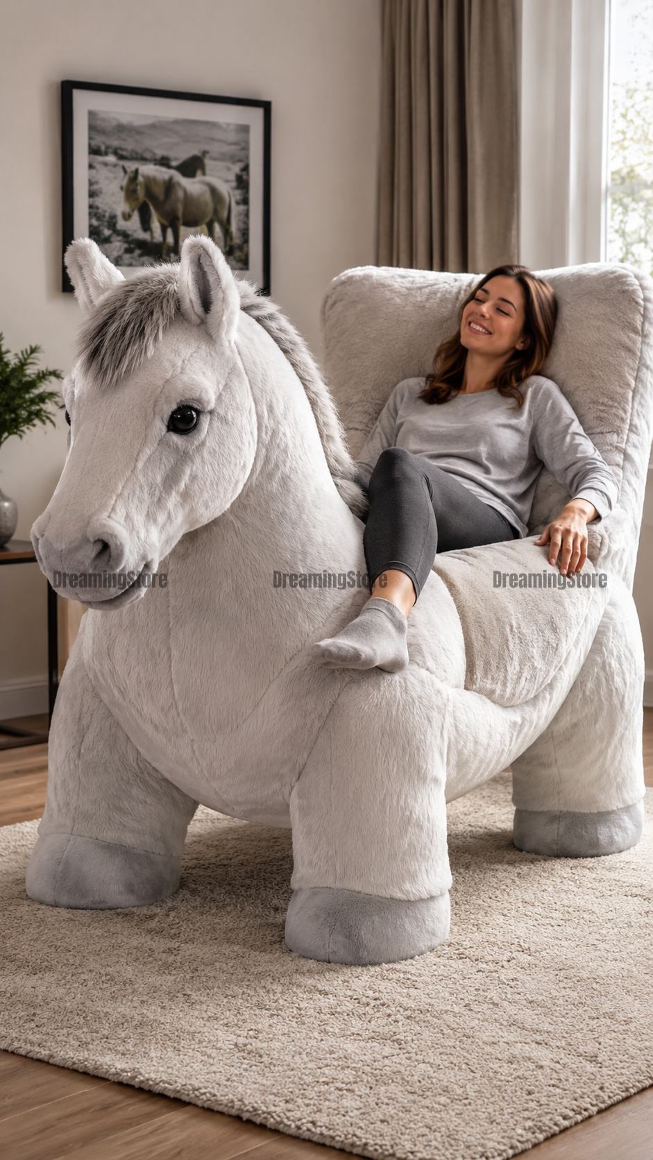 pony-shaped recliner