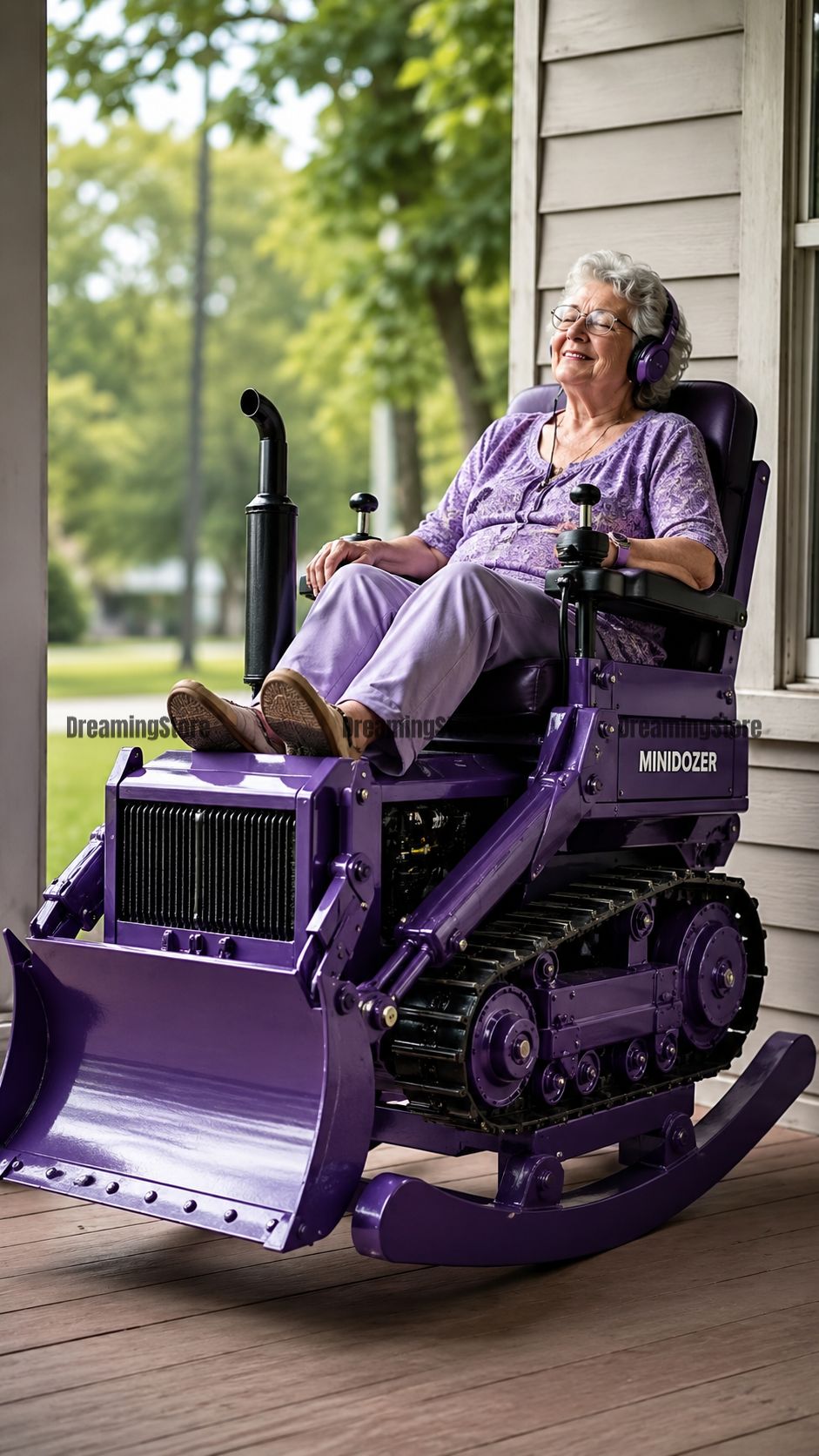 Bulldozer Rocking Chair