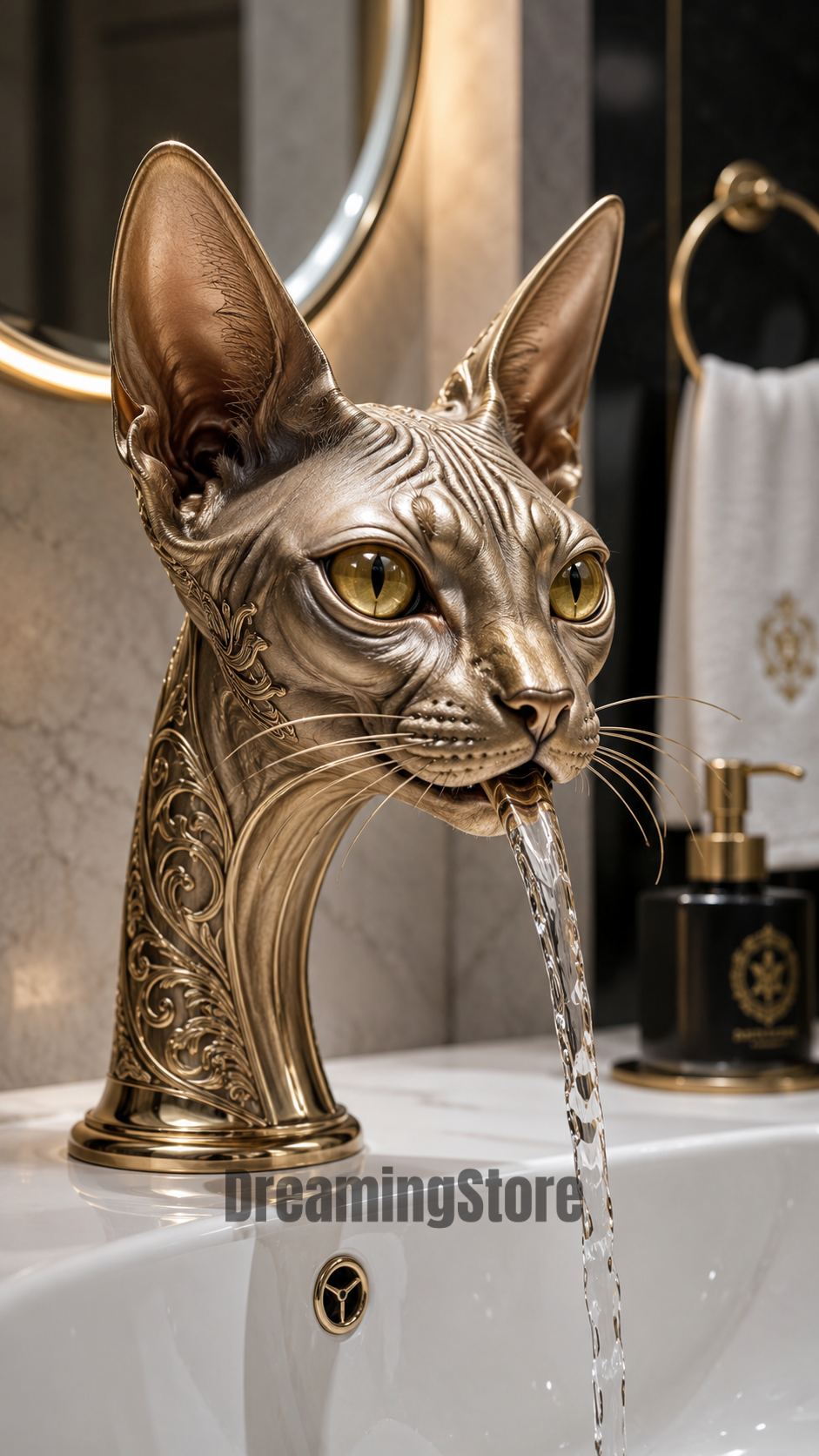 cat head faucets