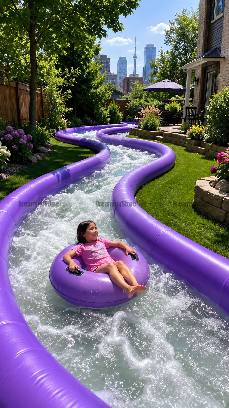 giant inflatable river pools