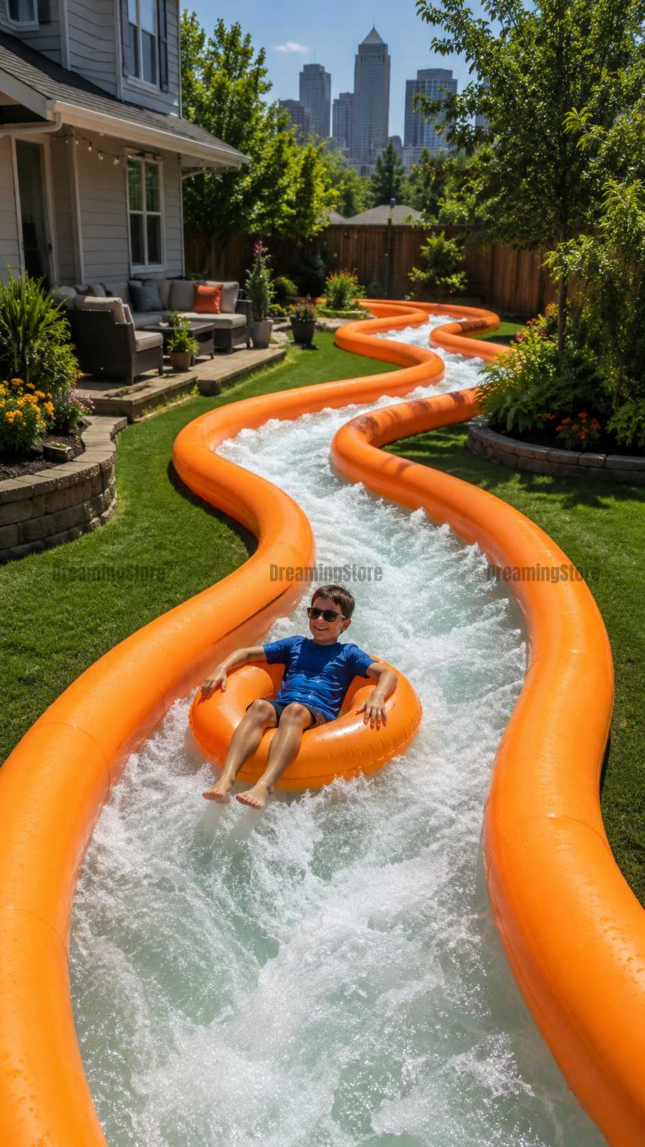giant inflatable river pools