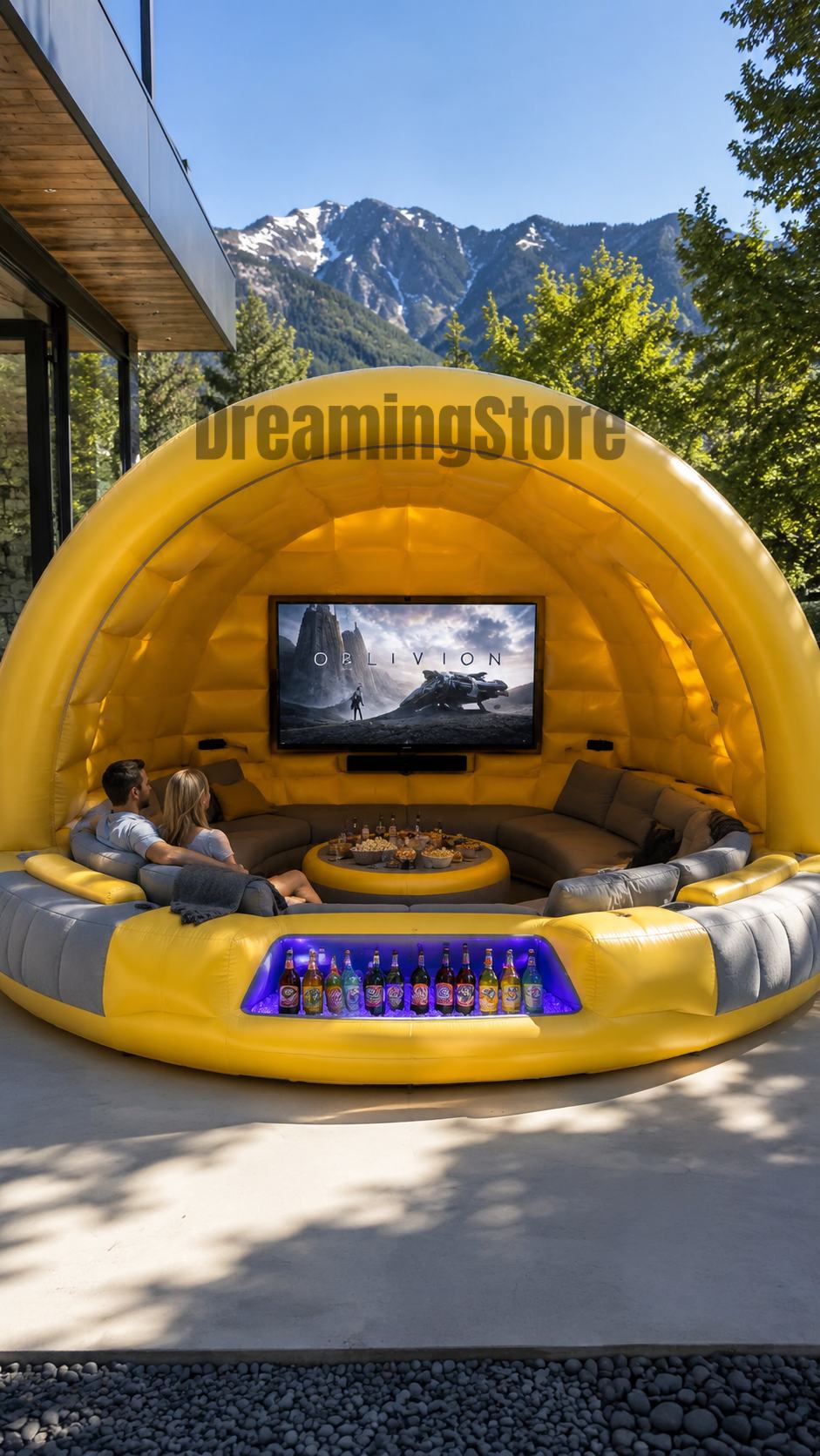 Giant Inflatable Patio Movie Theater