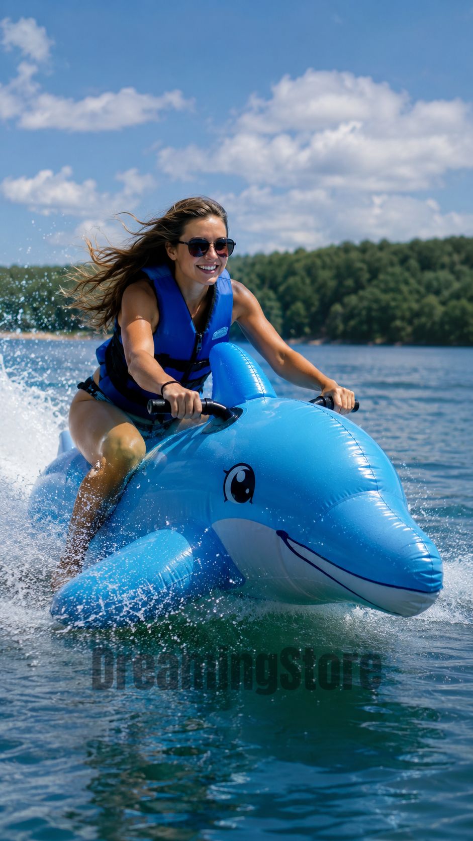 Inflatable Dolphin Jetski
