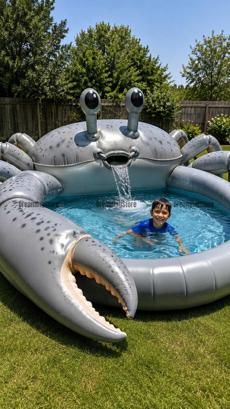 Inflatable Fiddler Crab Pool