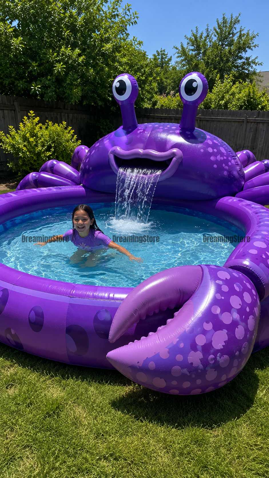 Inflatable Fiddler Crab Pool
