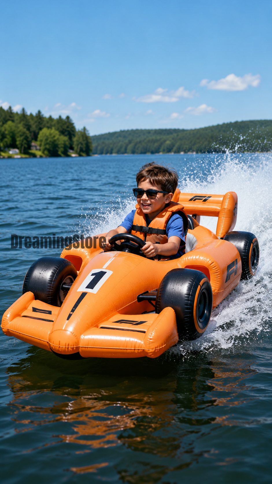 Inflatable Race Car Boats
