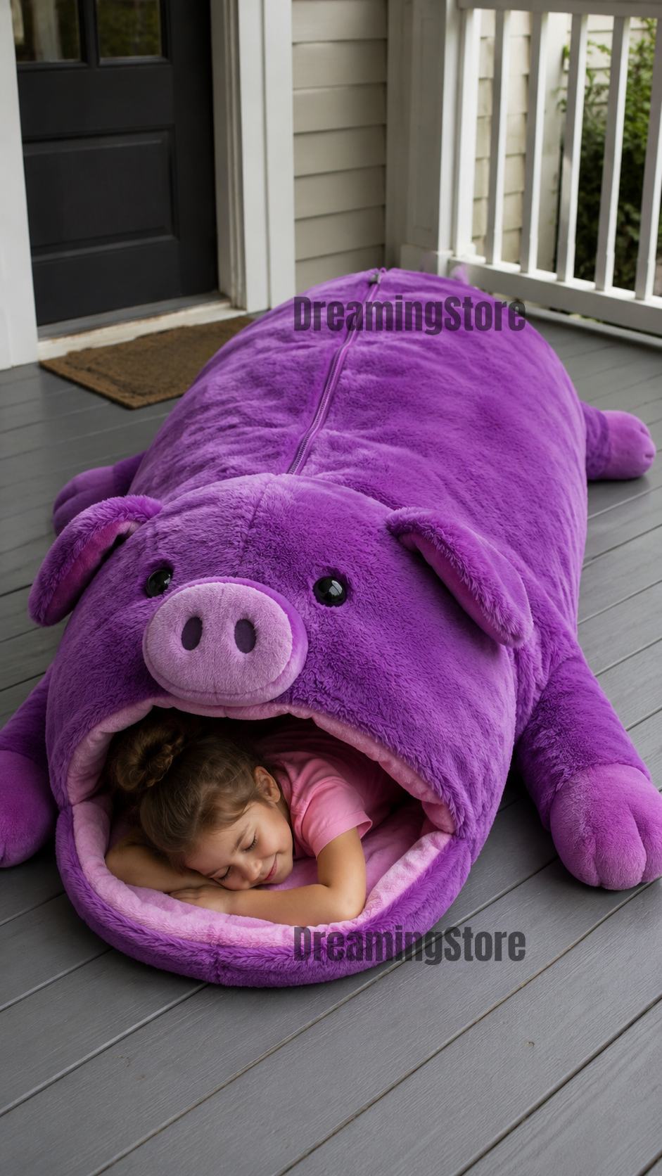fluffy pig sleeping bags