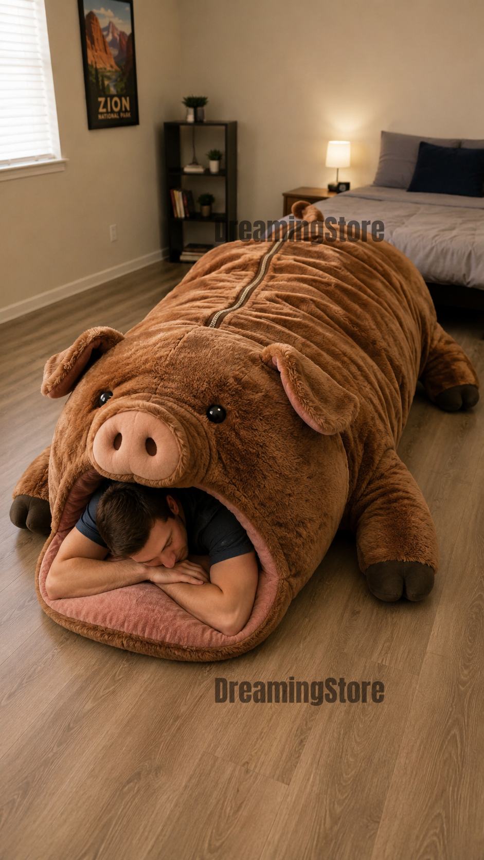 Pig Shaped Sleeping Bag