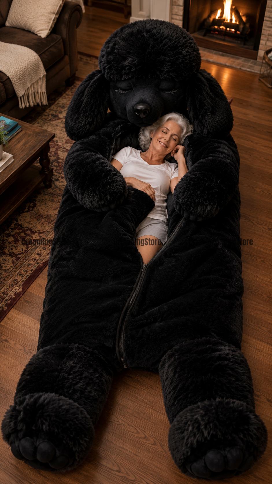 Poodle Shaped Sleeping Bag