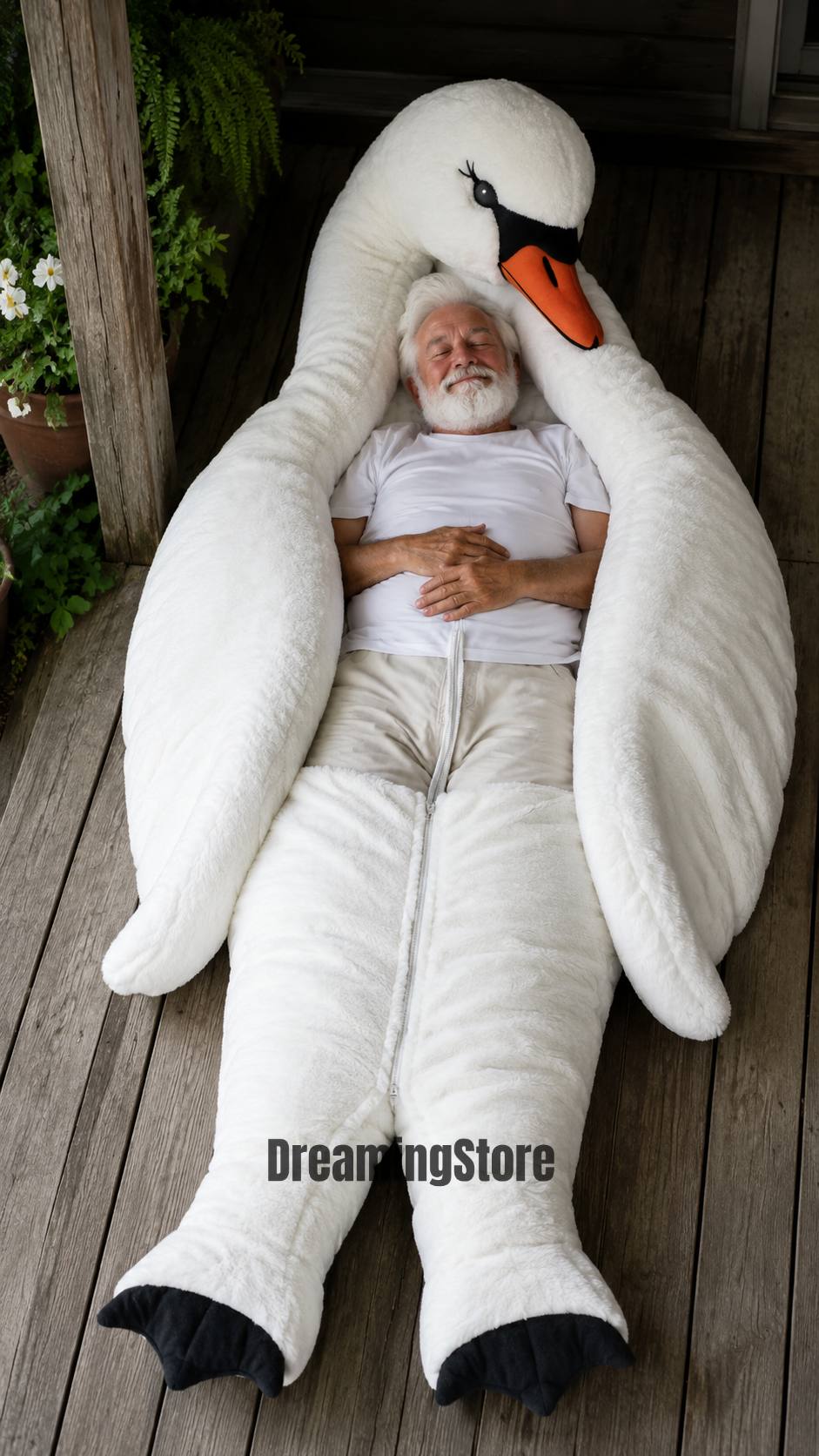 Swan Shaped Sleeping Bag