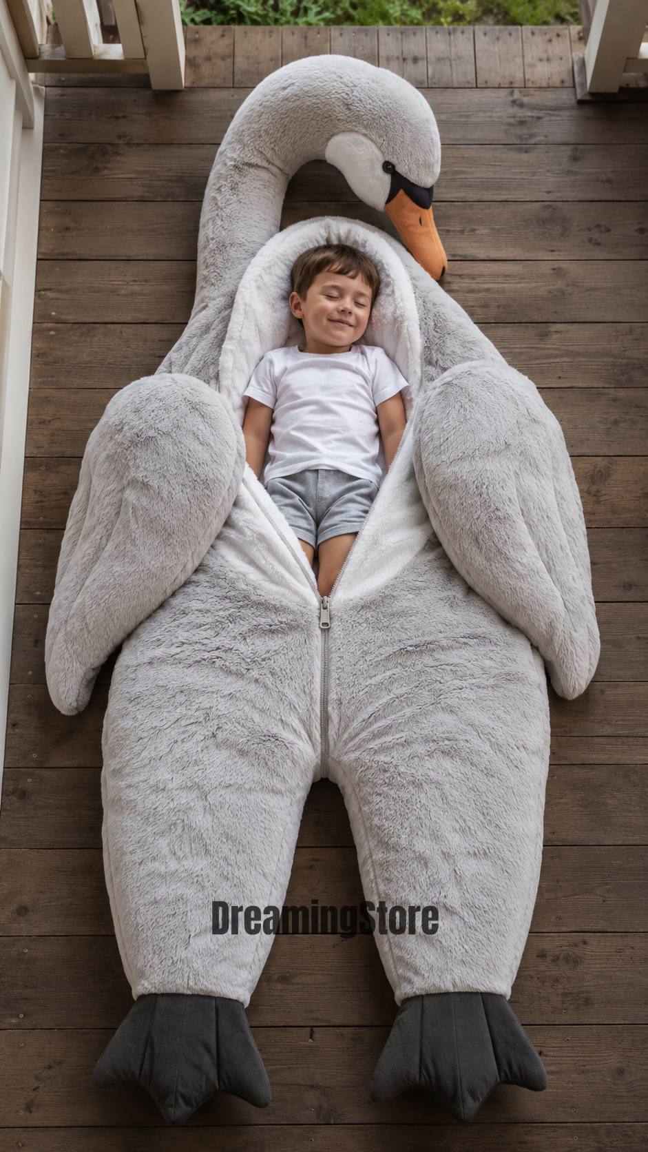 Swan Shaped Sleeping Bag