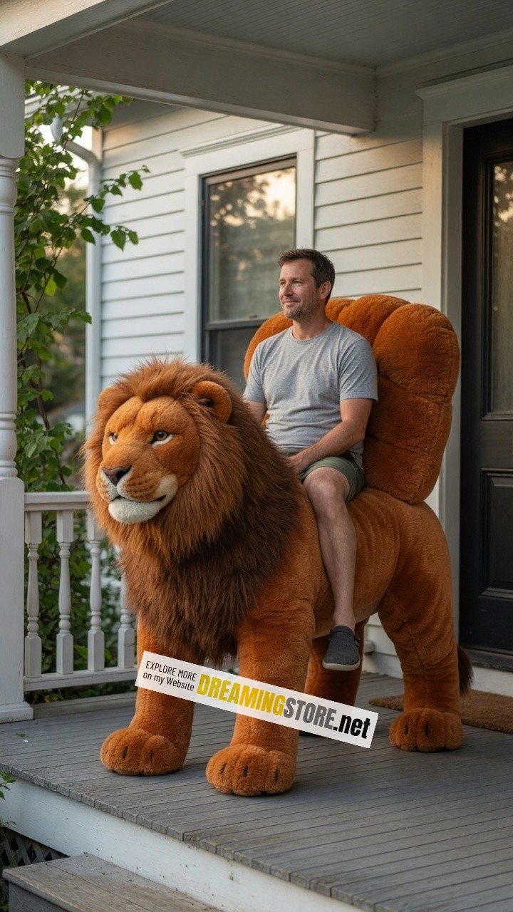 lion-shaped walking recliner